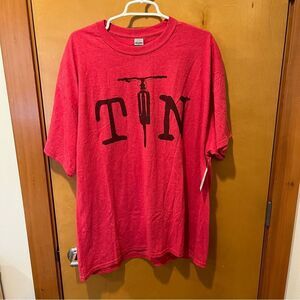 Gildan Tennessee TN bicycle red mens t-shirt xxl new nwt